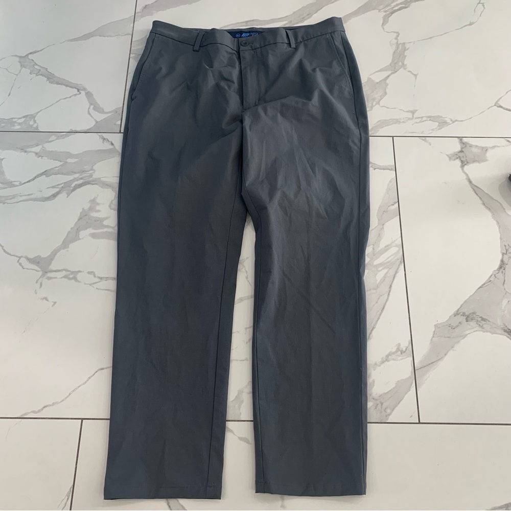 Vineyard Vines On-The-Go Pocket Pants Men 38x32 Gray Stretch OTG Performance